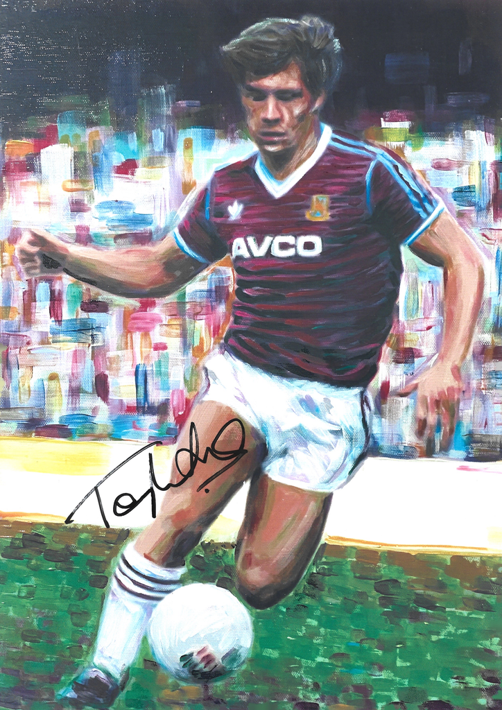 SIGNED: Tony Cottee print