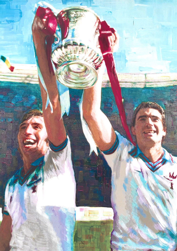 1980 FA Cup with Bonds and Brooking