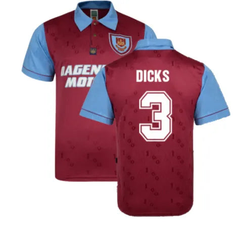 Signed Julian Dicks 95/95 home shirt