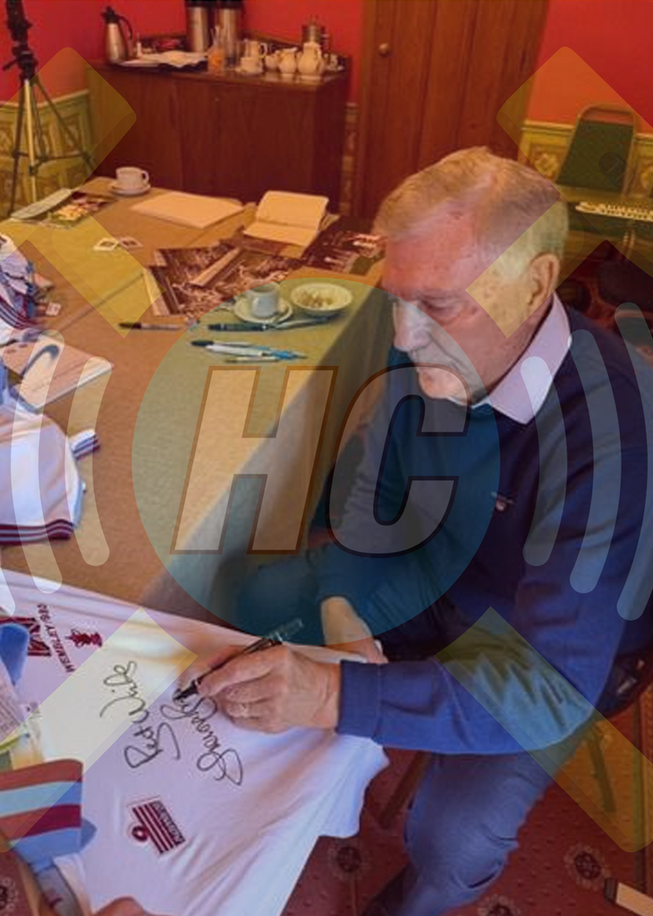 SIGNED: Sir Trevor Brooking Shirt