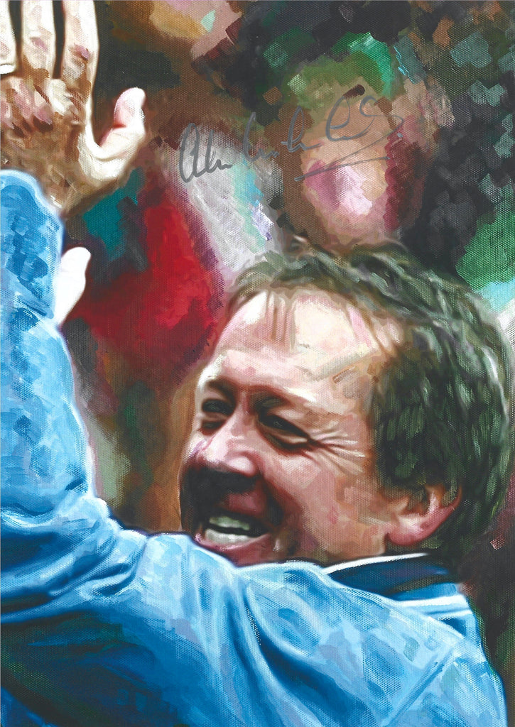 SIGNED: Alan Curbishley print