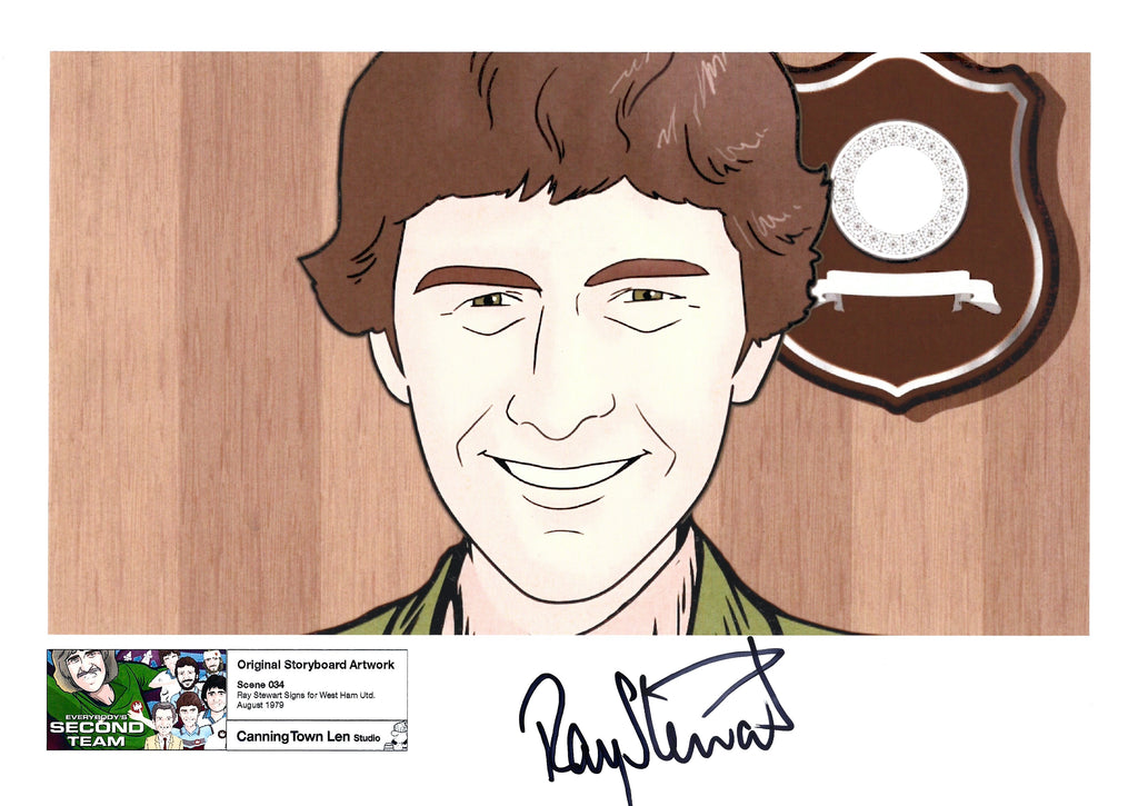 SIGNED: Ray Stewart signs for West Ham!