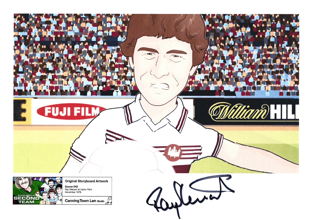 SIGNED: Ray Stewart at Upton Park