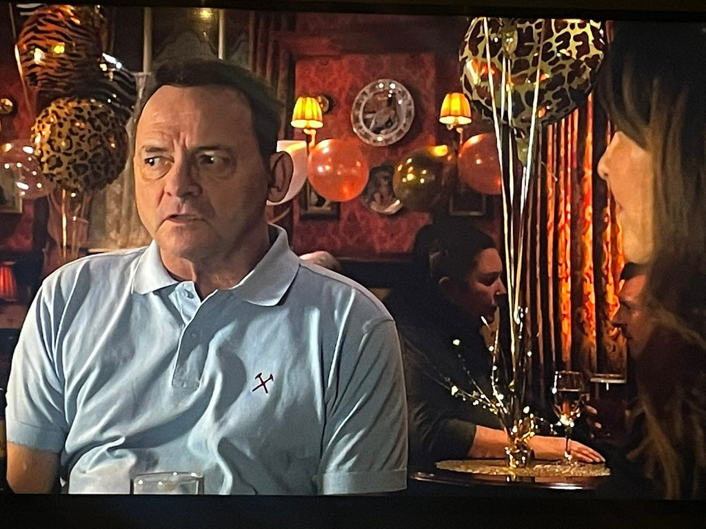 Our polo shirt on Eastenders!