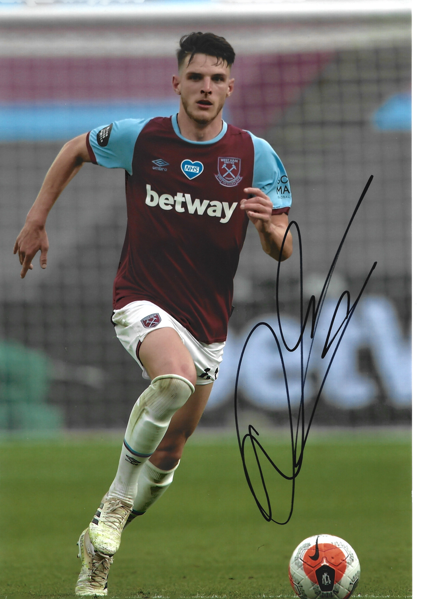 SIGNED: Declan Rice photo – Hammers Chat