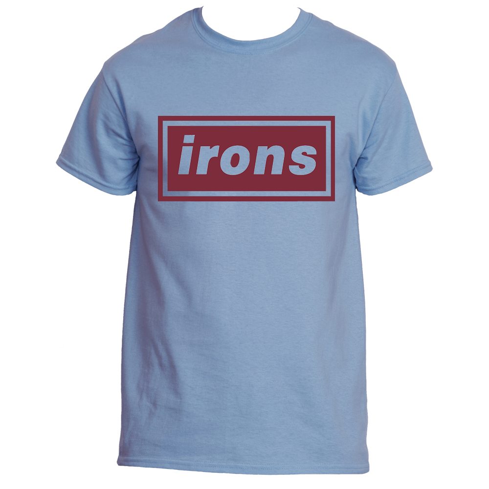 Oasis Inspired Irons T-Shirt – Hammers Chat