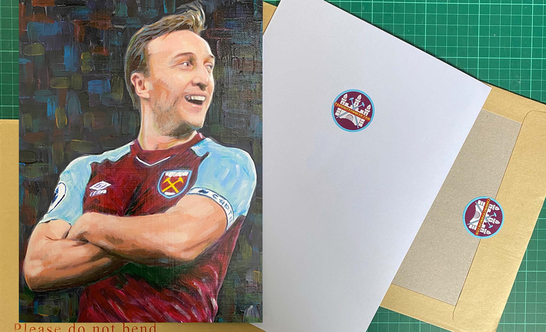 Mark Noble celebration Hammers Chat