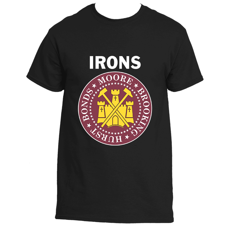 Ramones x West Ham legends t-shirt