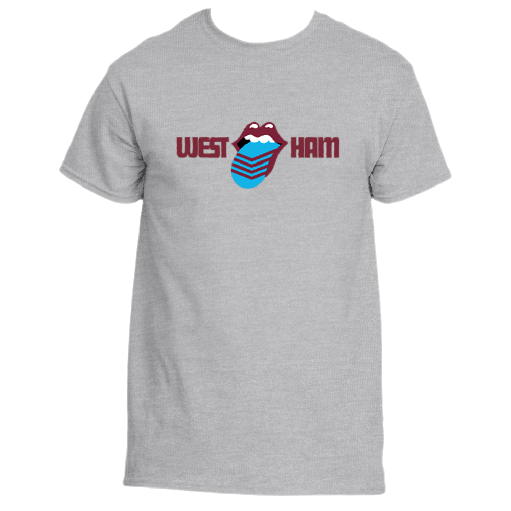 Rolling Stones inspired 'West Ham' t-shirt