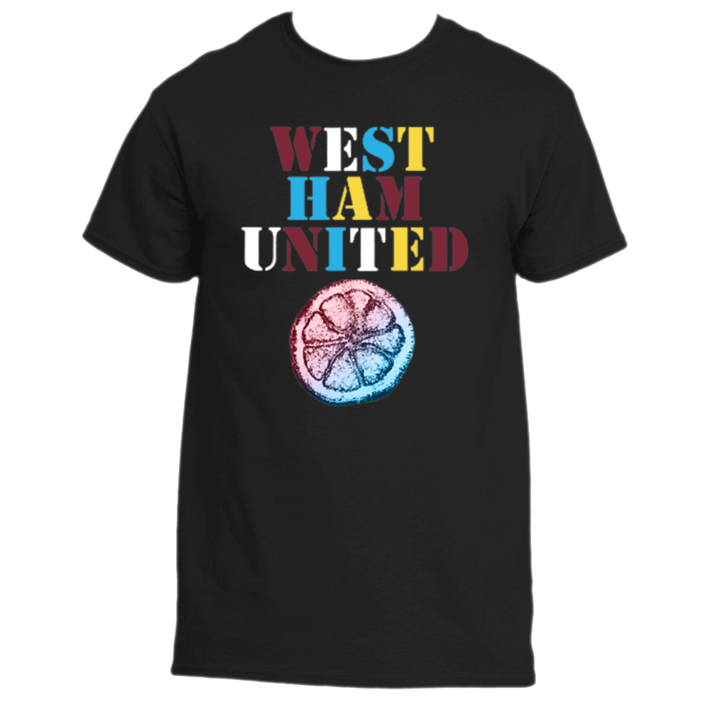 Stone Roses inspired West Ham t-shirt